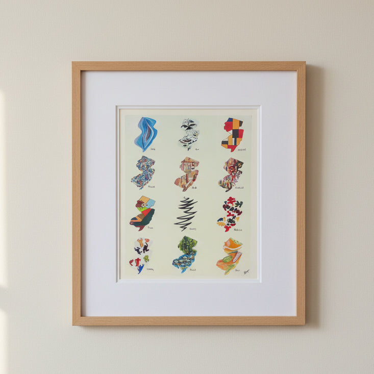 NJ Artists Print (11’’ x 14’’ Matted) - Prints &amp; Artwork