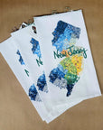 NJ Dish Towel - NJ Blue/Green/Yellow - Prints & Artwork