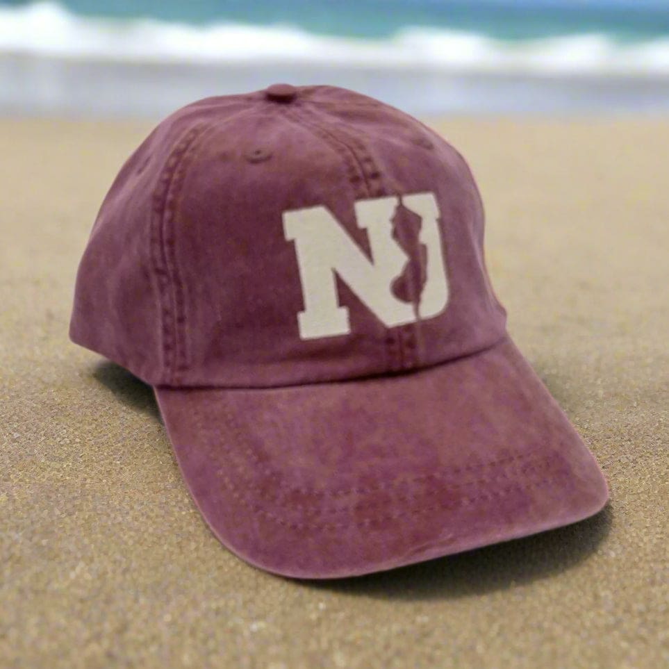 NJ Hat - Faded Burgundy - Home & Lifestyle