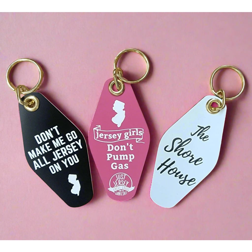 NJ Motel Key Chain - Jewelry & Accessories