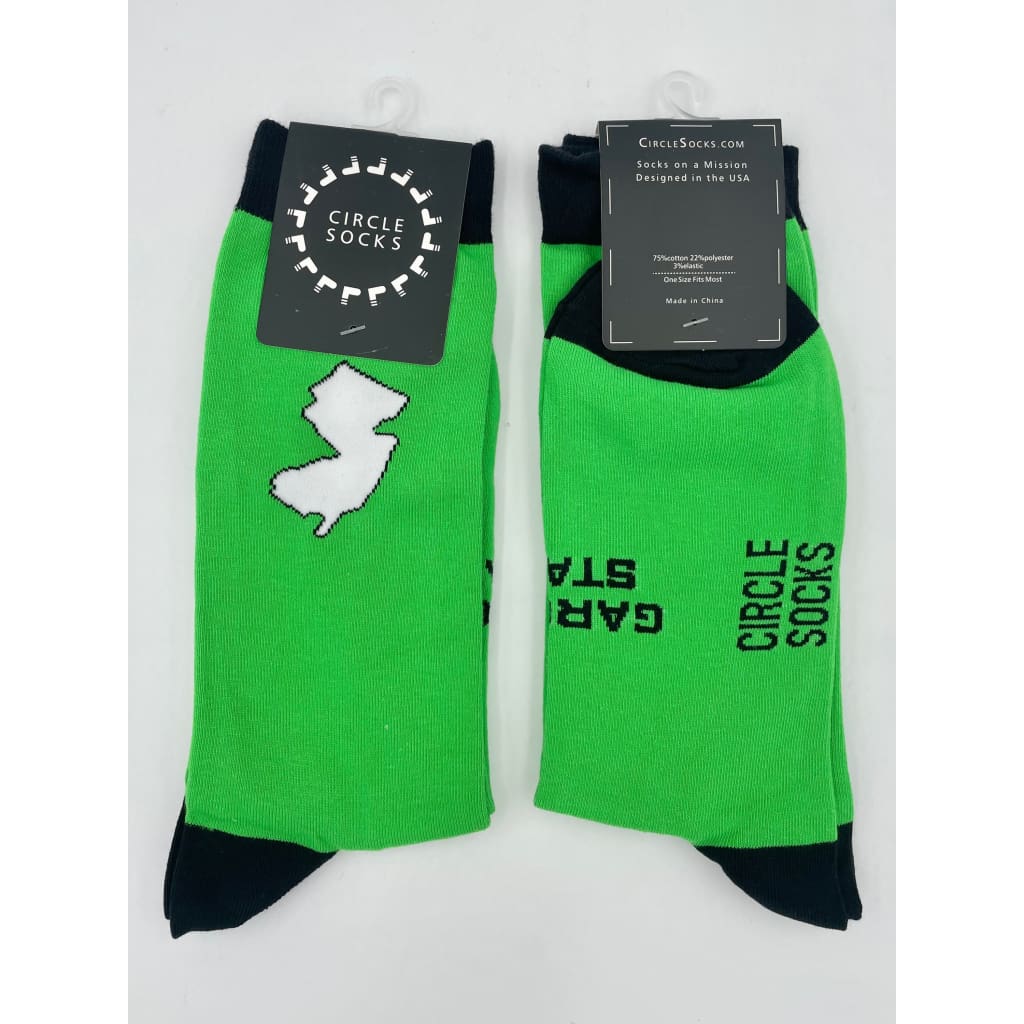 NJ Socks - Green - Apparel & Accessories