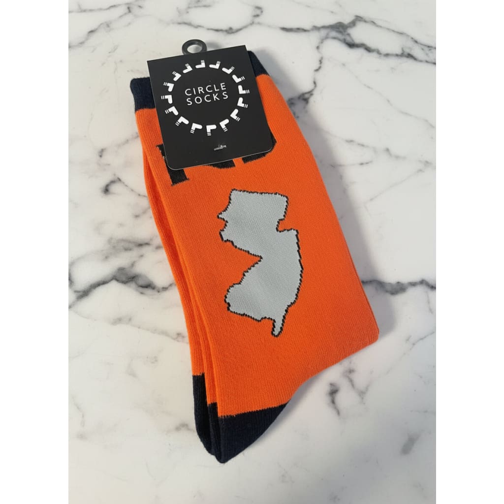 NJ Socks - Orange - Apparel & Accessories