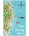 NJ Themed Digital Prints 11’’ x 17’’ Unframed - NJ Shore illustration - Prints & Artwork
