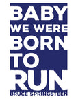 NJ Themed Giclee Prints 18’’ x 24’’ - Born to Run - BS - Prints & Artwork