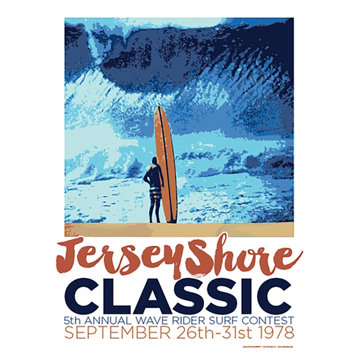 NJ Themed Giclee Prints 18’’ x 24’’ - Jersey Shore Classic - Prints & Artwork