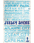 NJ Themed Giclee Prints 18’’ x 24’’ - NJ Shore Favorite Places - Prints & Artwork