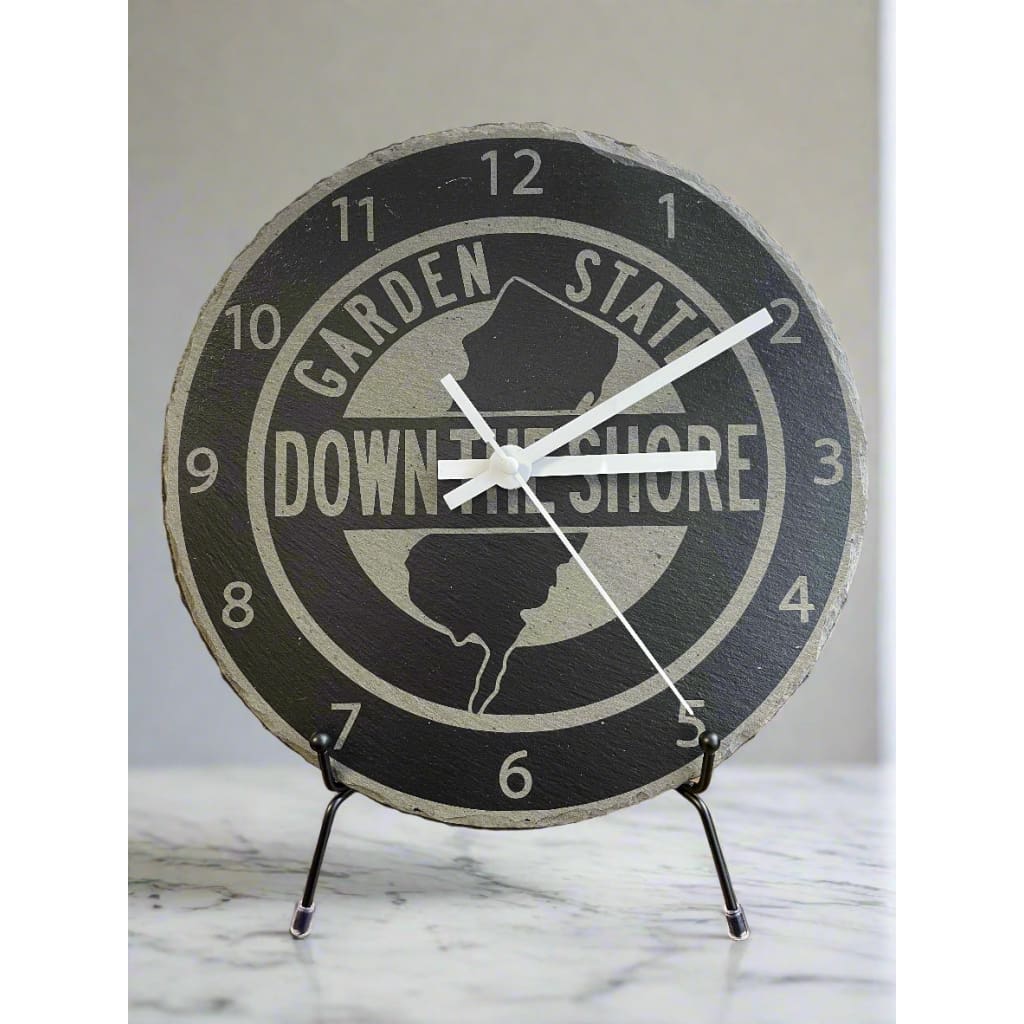 NJ-Themed Slate Clocks - Down The Shore - Home & Lifestyle