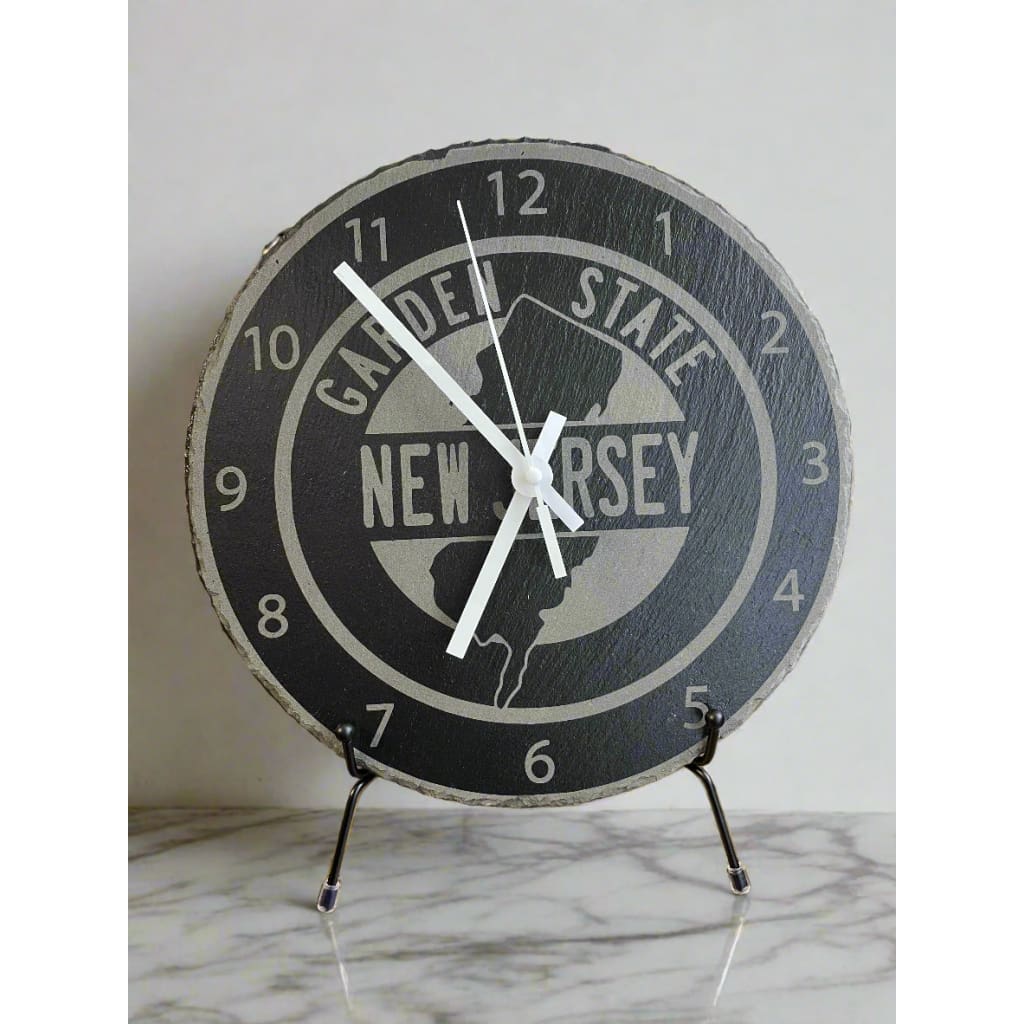 NJ-Themed Slate Clocks - New Jersey - Home & Lifestyle