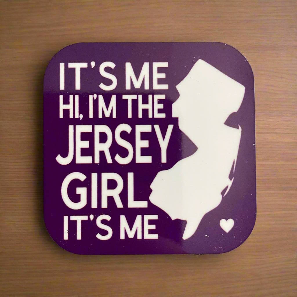 NJ-Themed Square/ Rectangular Fridge Magnets - It’s Me Jersey Girl - Home & Lifestyle