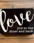 NJ-Themed Square/ Rectangular Fridge Magnets - Love Diner - Home & Lifestyle