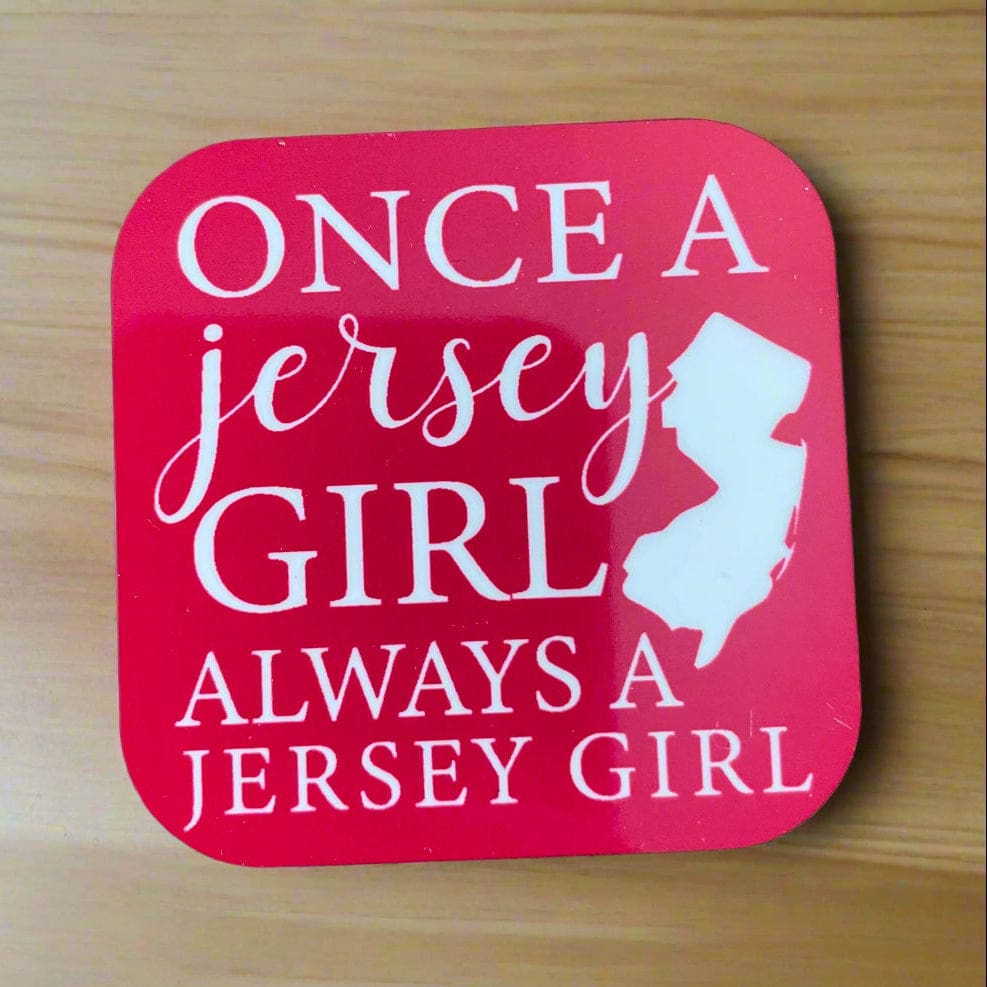 NJ-Themed Square/ Rectangular Fridge Magnets - Once A Jersey Girl - Home & Lifestyle