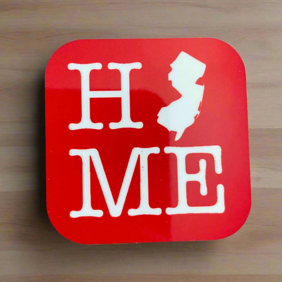 NJ-Themed Square/ Rectangular Fridge Magnets - State Home - Home &amp; Lifestyle