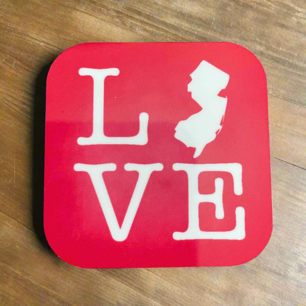 NJ-Themed Square/ Rectangular Fridge Magnets - State Love - Home &amp; Lifestyle