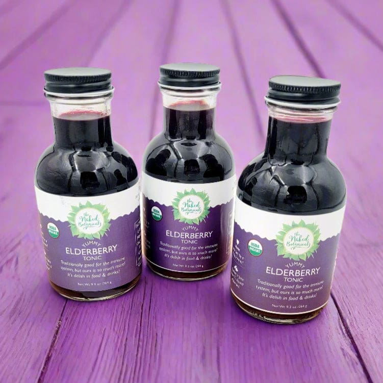Organic Tonics and Elixirs 9.37oz. - Elderberry Tonic - Good Eats