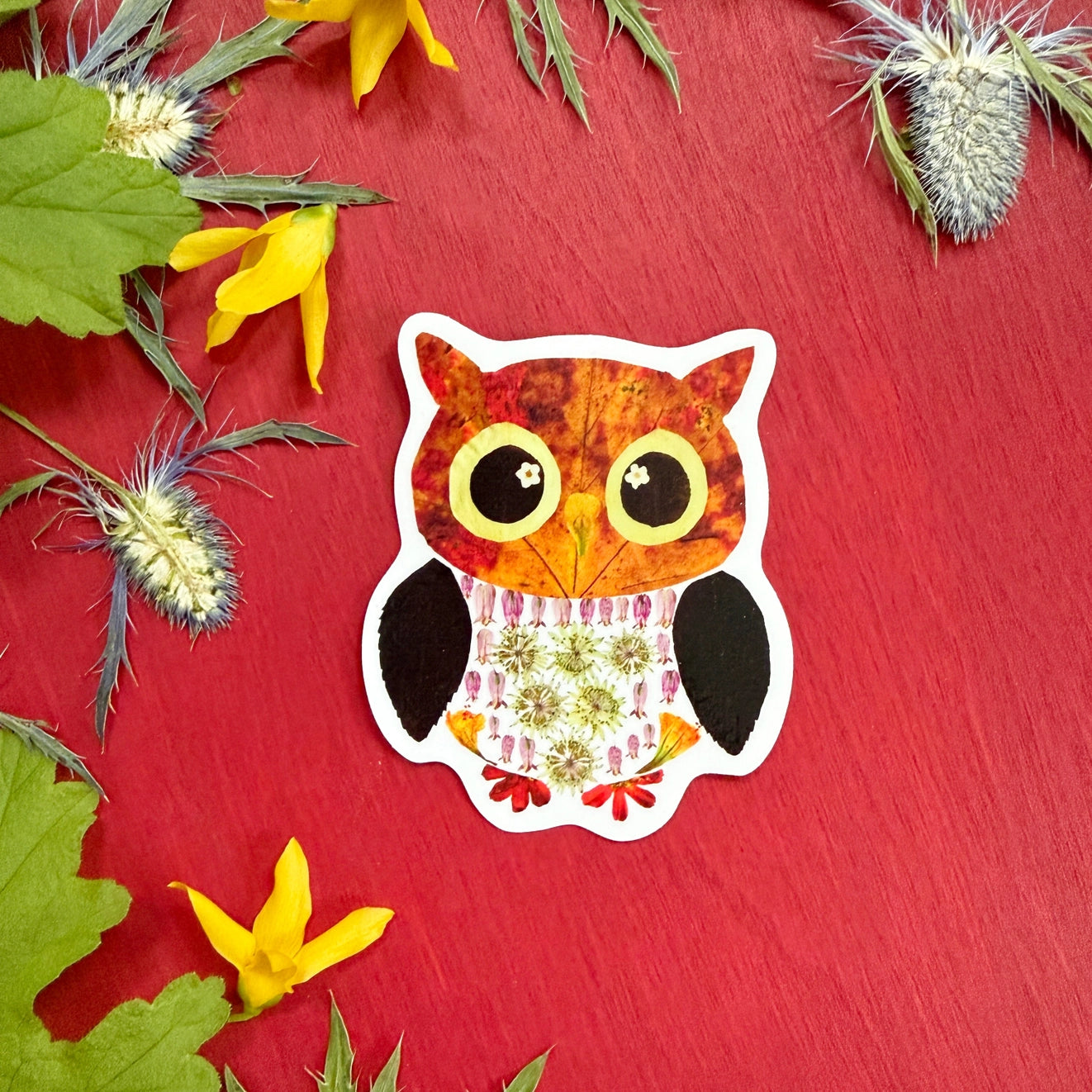 Pressed Flower Print - Vinyl Stickers