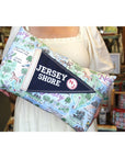Pennant Flag Pillow on NJ fabric - Navy Jersey Shore - Apparel & Accessories