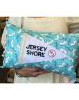 Pennant Flag Pillow on NJ fabric - White Jersey Shore - Apparel & Accessories