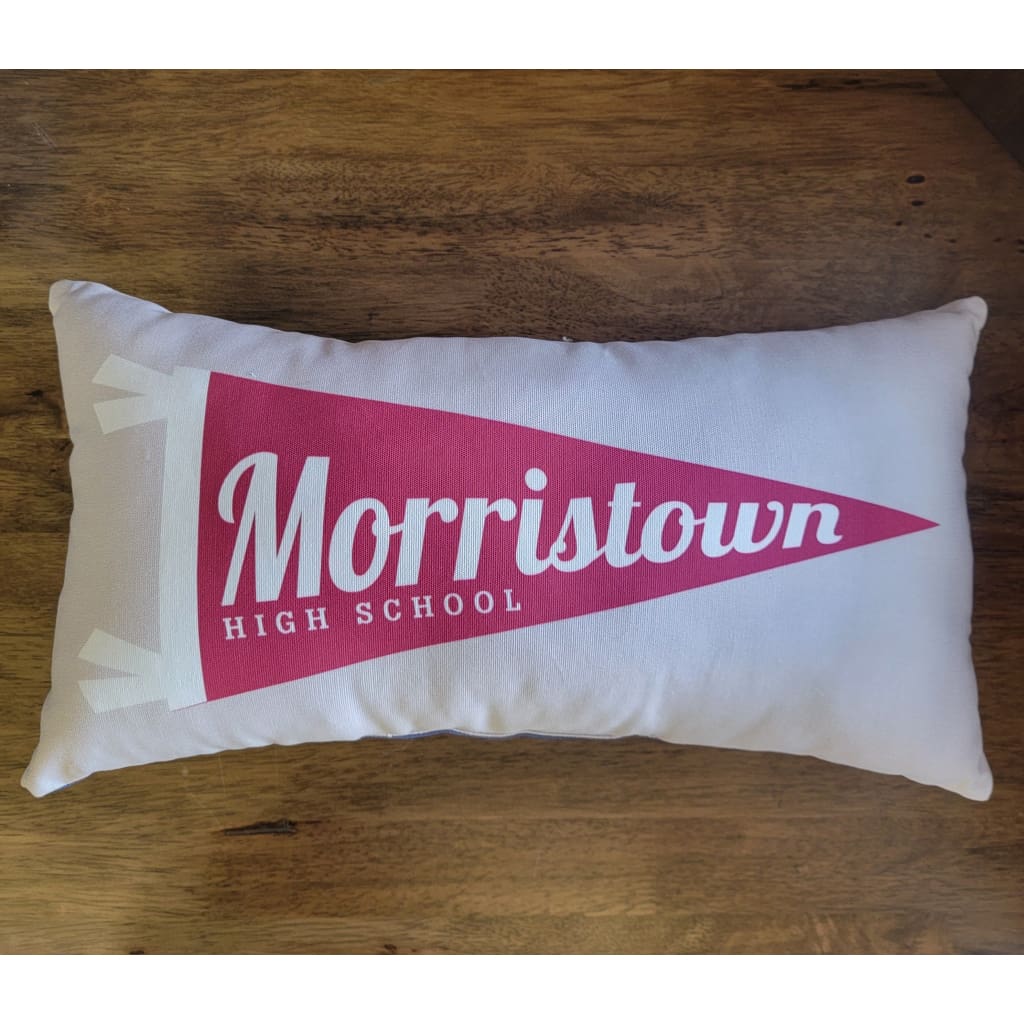 Pennant Pillow - Morristown High School - Home &amp; Lifestyle
