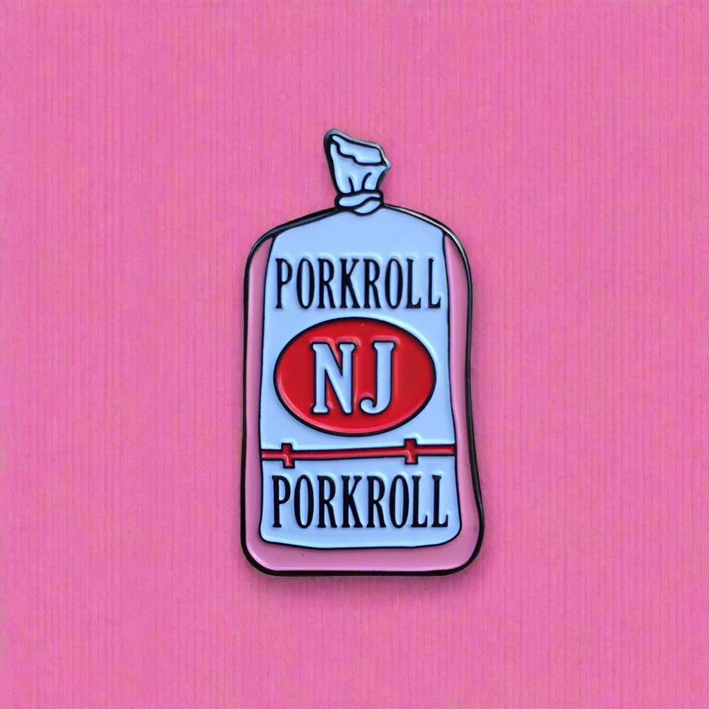 Pork Roll Enamel Pin - Jewelry & Accessories