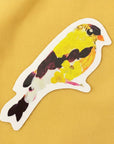 Pressed Flower Print - Vinyl Stickers - Goldfinch - NJ State Bird - Sticker