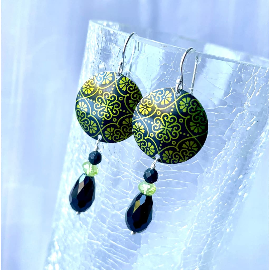 Recycled Tin Earrings - 