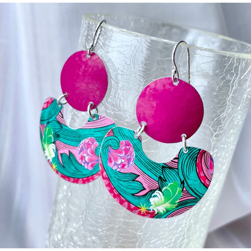 Recycled Tin Earrings - 