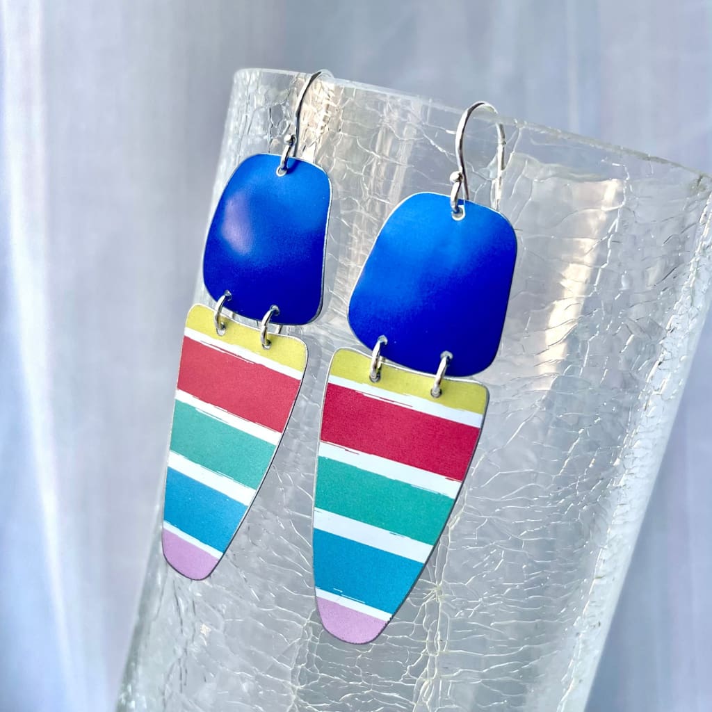 Recycled Tin Earrings - 