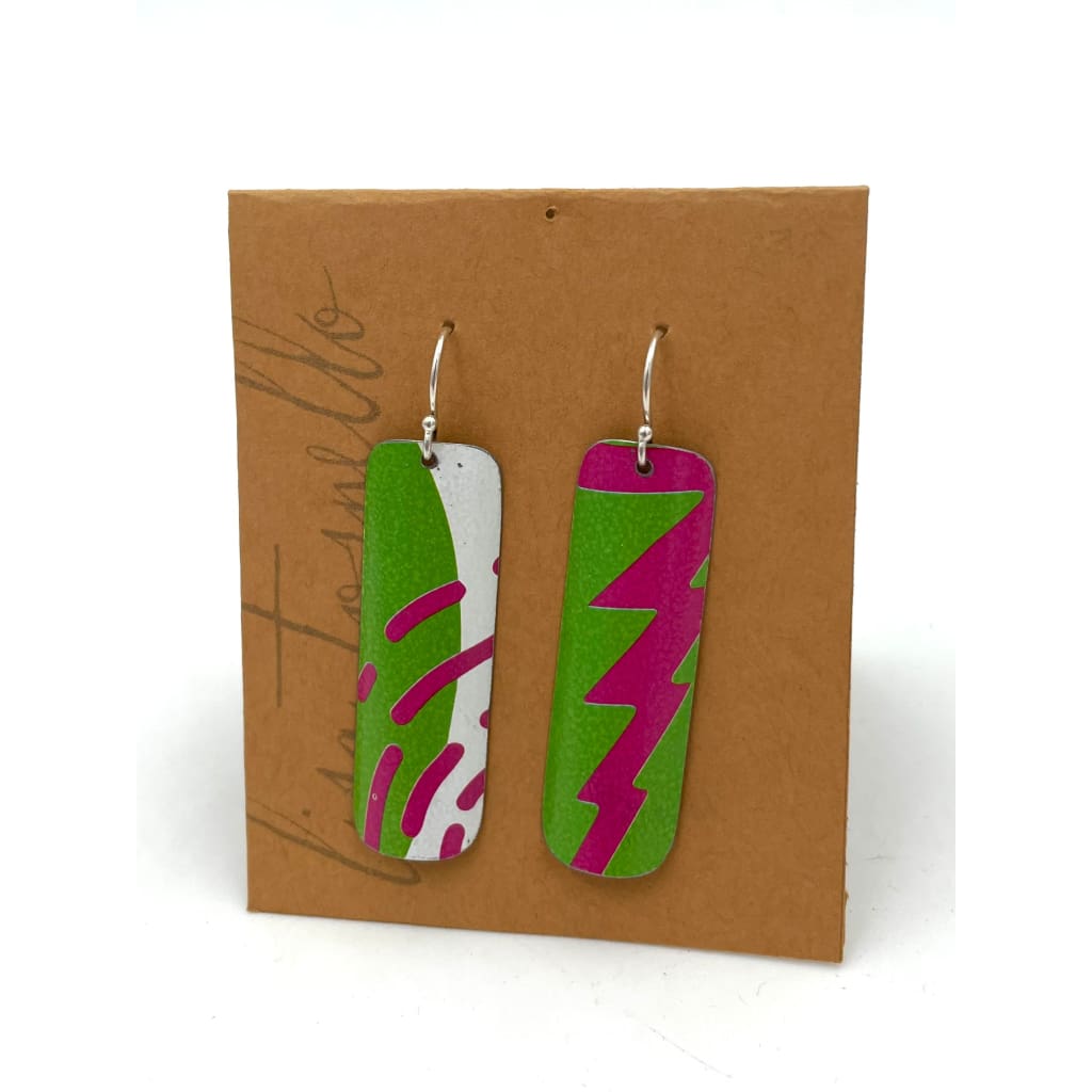 Recycled Tin Earrings - 