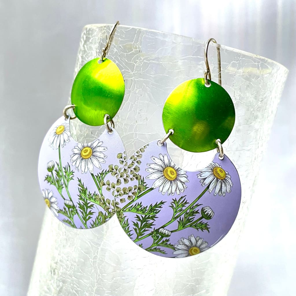 Recycled Tin Earrings - 