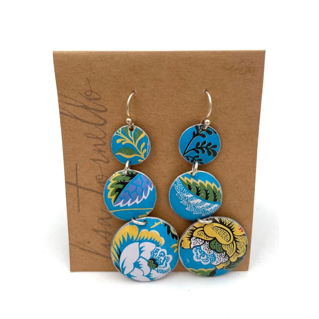 Recycled Tin Earrings - 