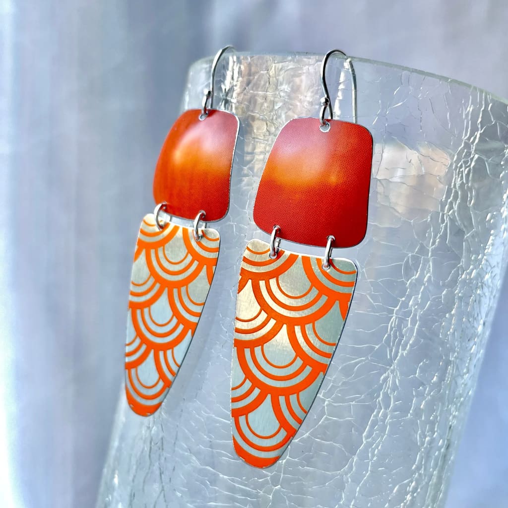 Recycled Tin Earrings - 