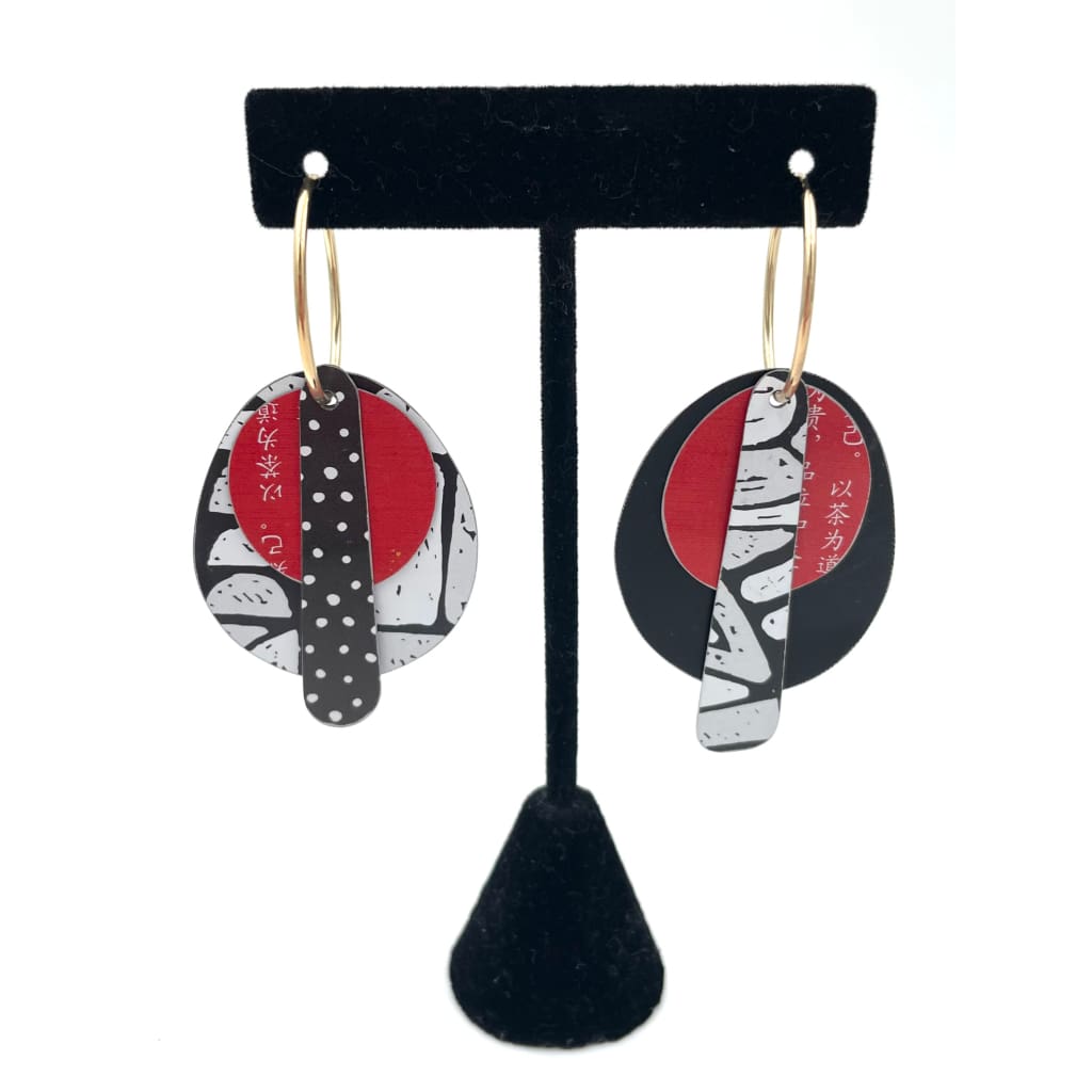 Recycled Tin Earrings - 