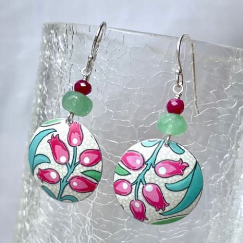 Recycled Tin Earrings - 
