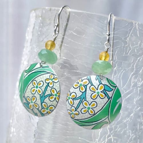 Recycled Tin Earrings - 