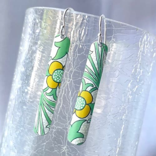Recycled Tin Earrings - 