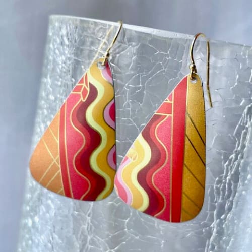 Recycled Tin Earrings - 