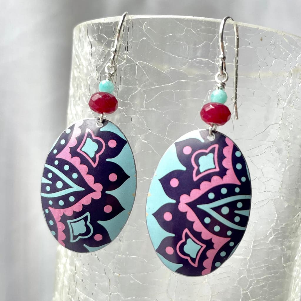 Recycled Tin Earrings - 