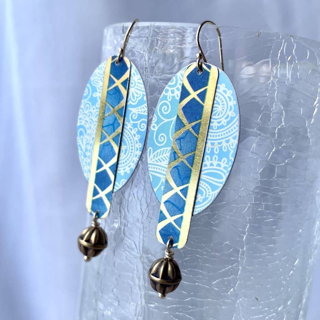 Recycled Tin Earrings - 