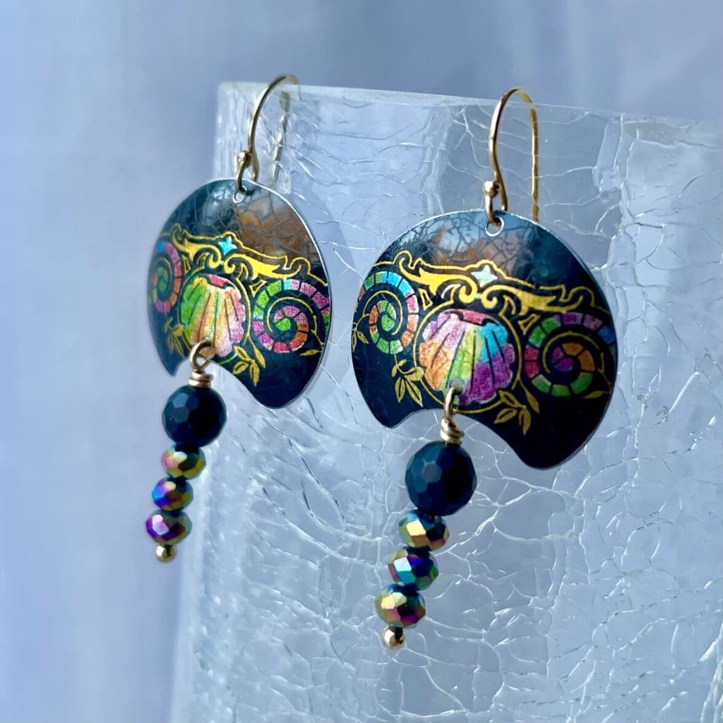Recycled Tin Earrings - 