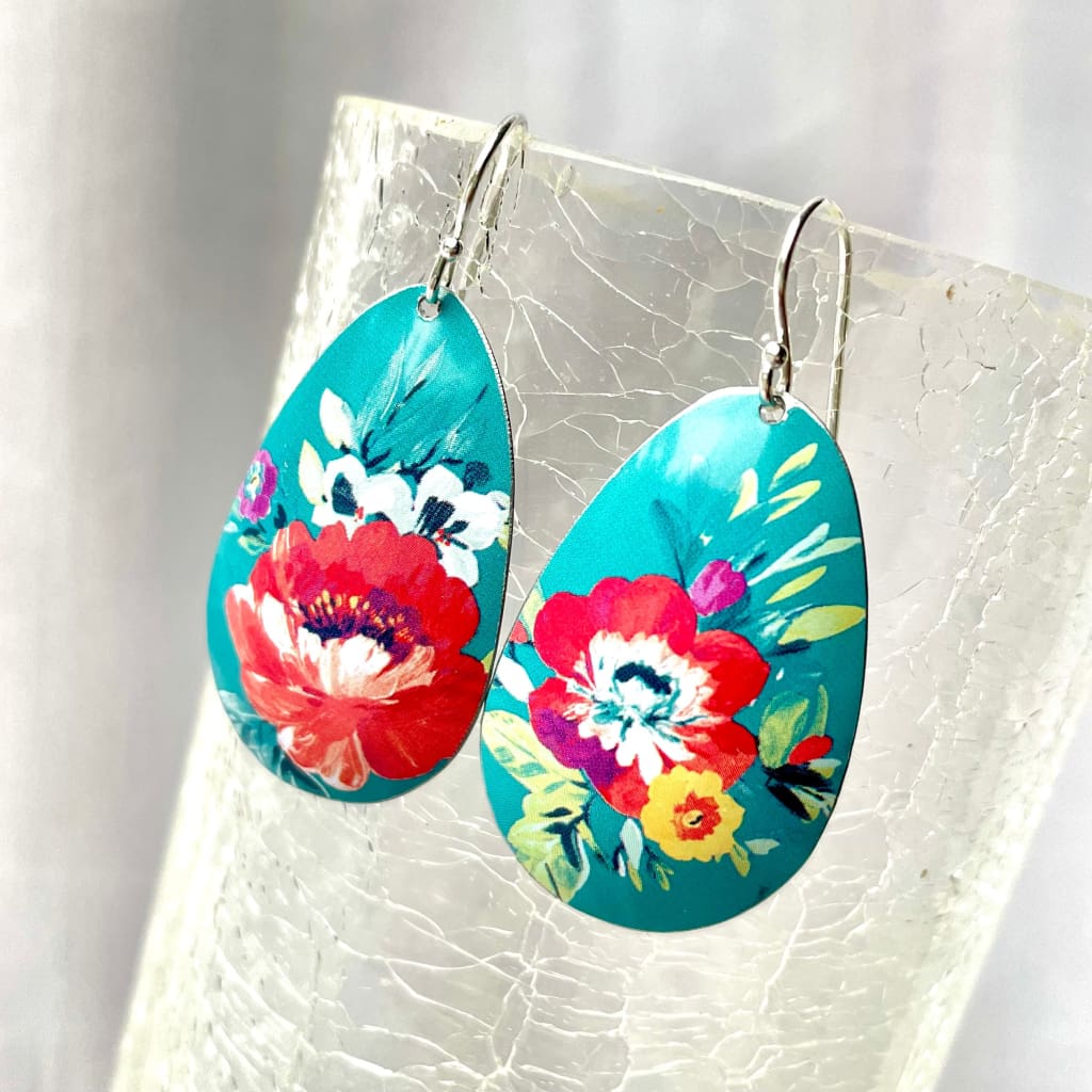 Recycled Tin Earrings - 