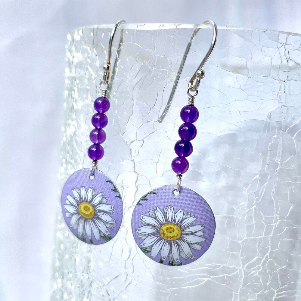 Recycled Tin Earrings - Jewelry