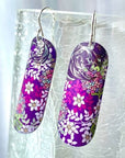 Recycled Tin Earrings - Jewelry