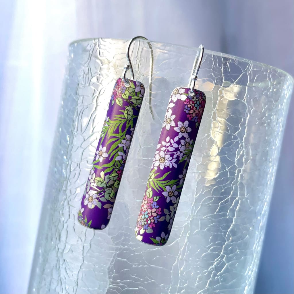 Recycled Tin Earrings - Jewelry