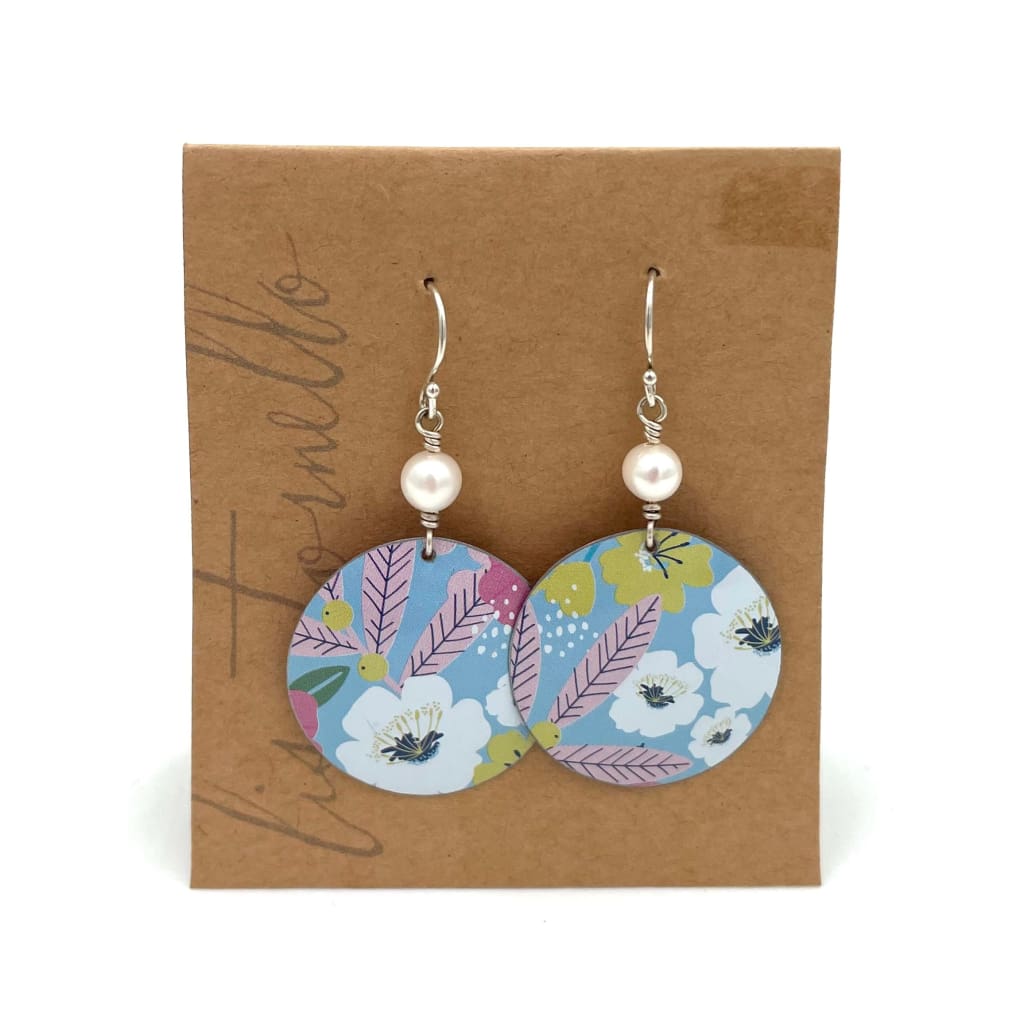 Recycled Tin Earrings - Jewelry