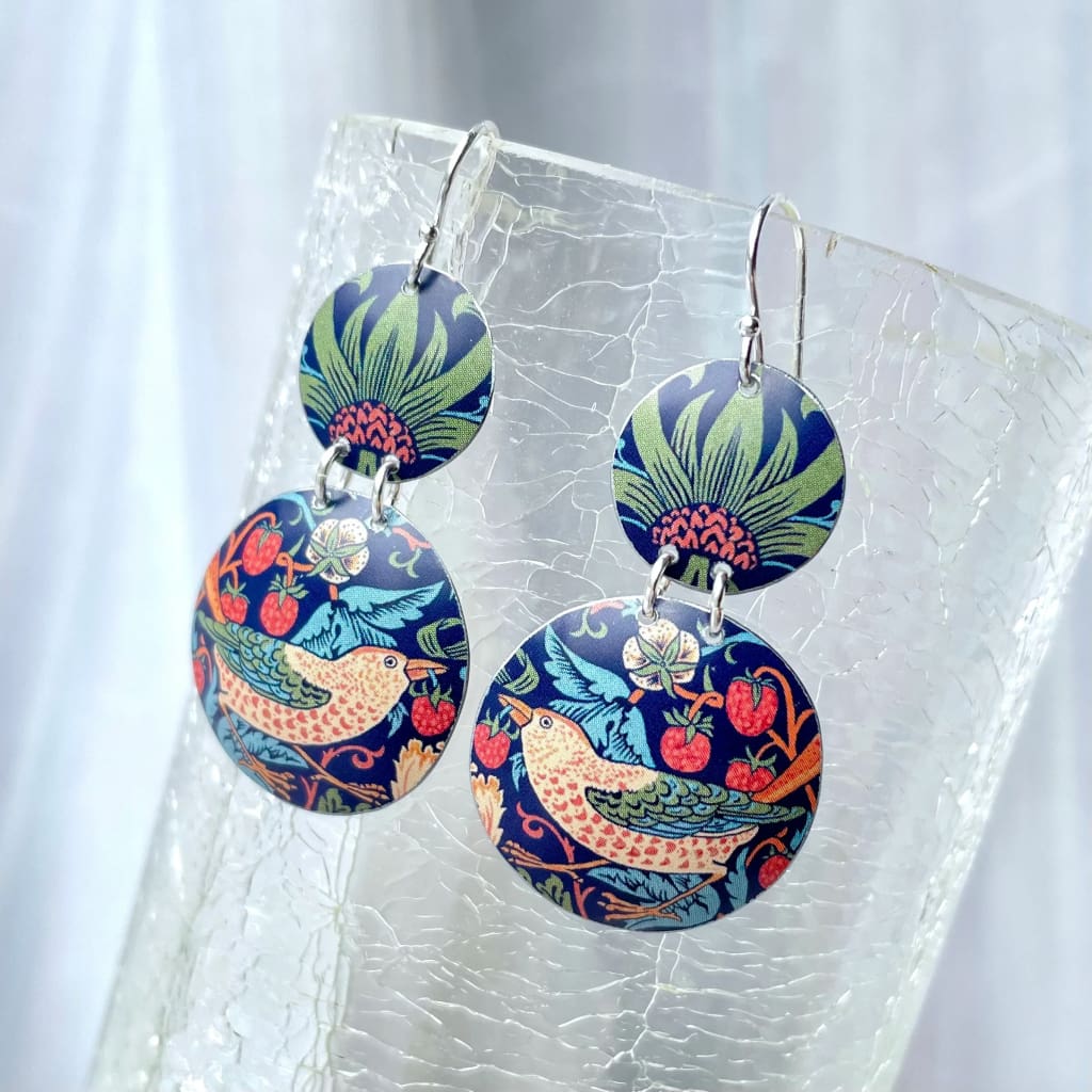 Recycled Tin Earrings - Jewelry