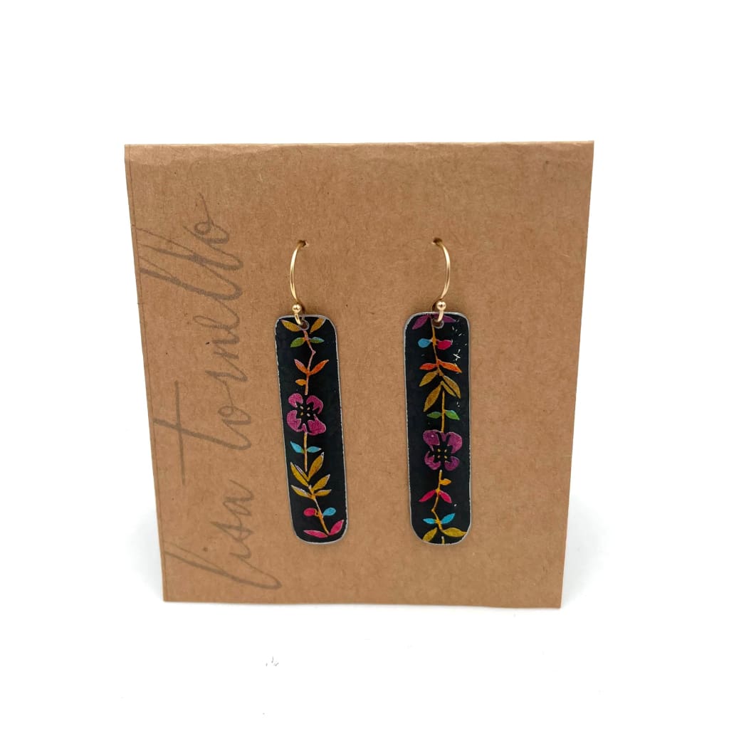Recycled Tin Earrings - Jewelry