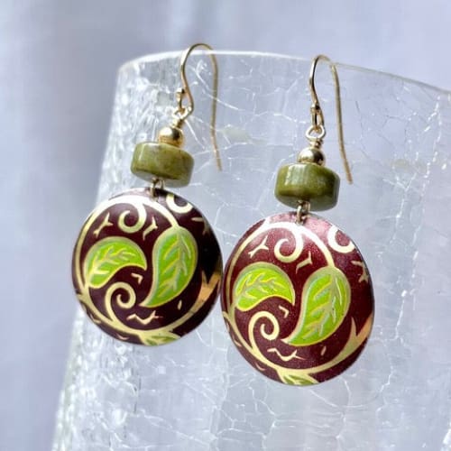 Recycled Tin Earrings - Jewelry
