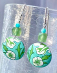 Recycled Tin Earrings - Jewelry