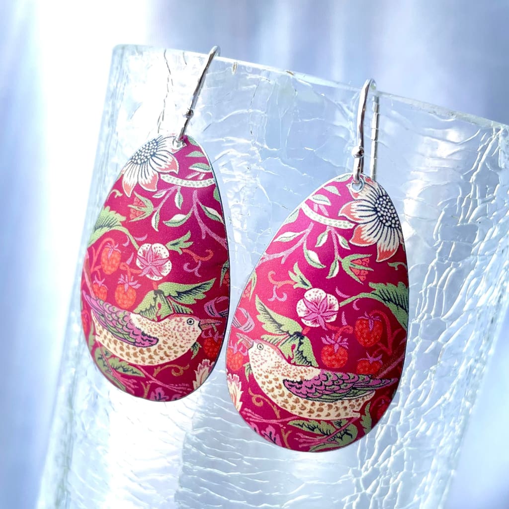 Recycled Tin Earrings - Jewelry