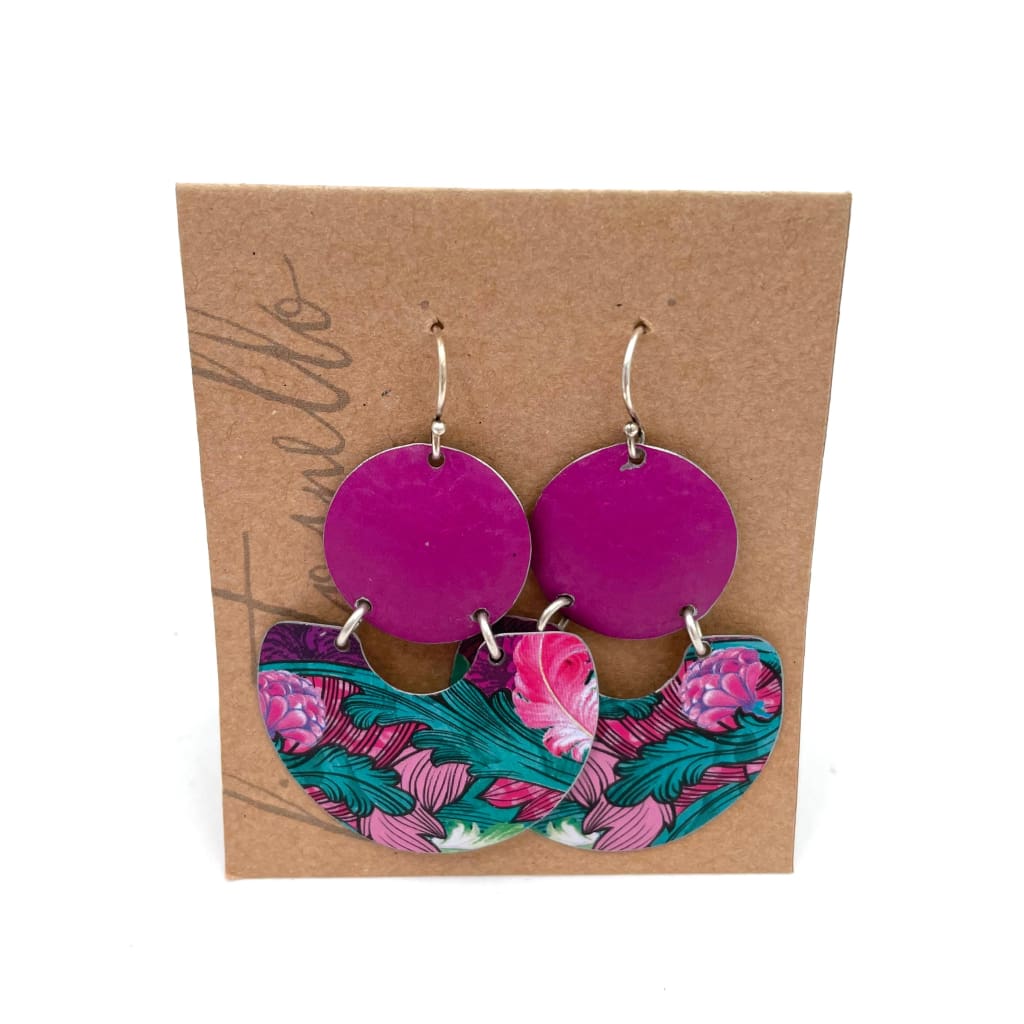 Recycled Tin Earrings - Jewelry